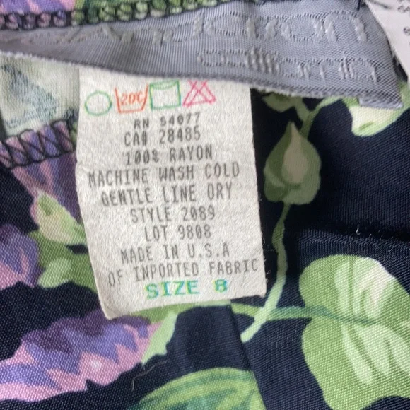 Carol Anderson Calif Gorgeous Vintage Maxi Dress with Woven Straps - Picture 7 of 7